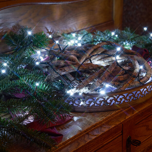 Φωτιστικά σε σειρά 2 σε 1, 80 LED