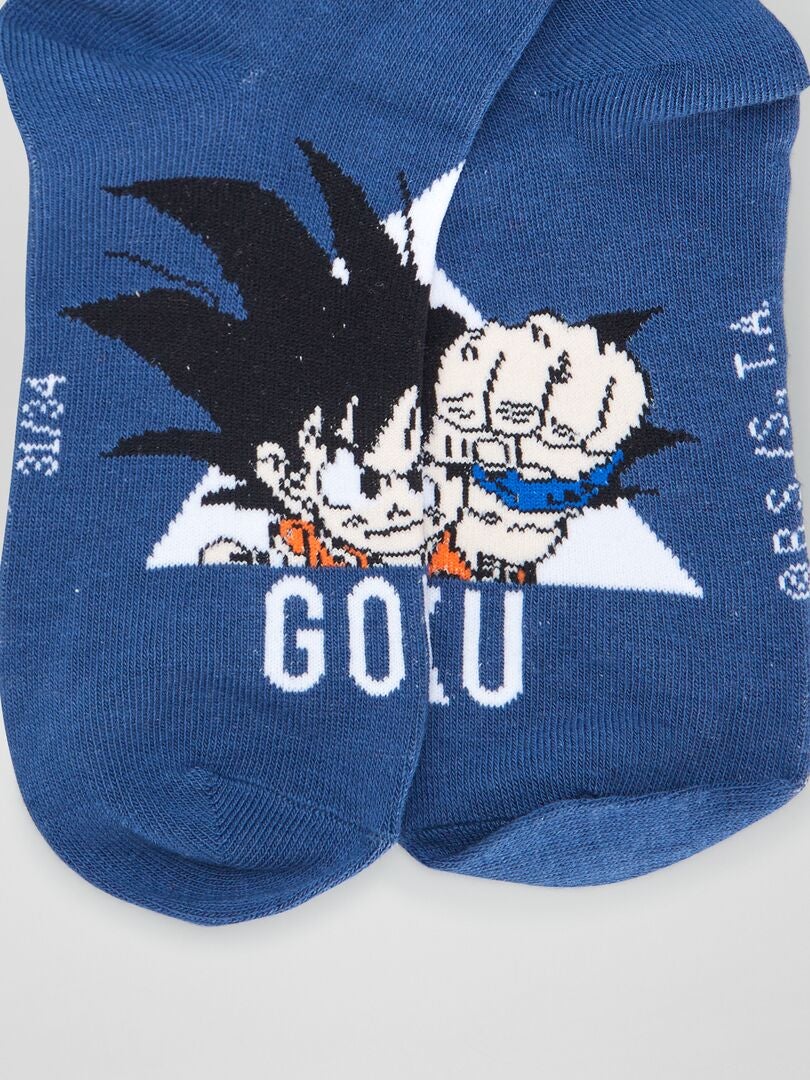 Conjunto de 3 pares de meias 'Dragon Ball Z' - AZUL