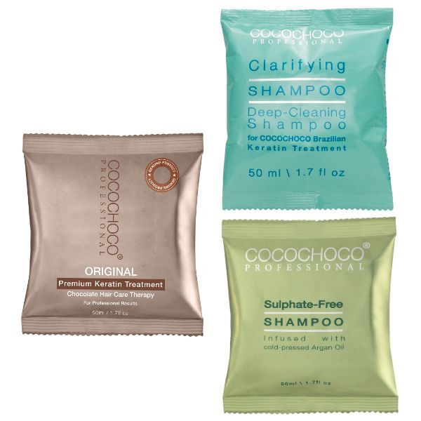 Cocochoco Original brasilialainen keratiinihoitonäytepakkaus