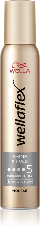 Wella Wellaflex Shine & Hold plaukų putos blizgesiui