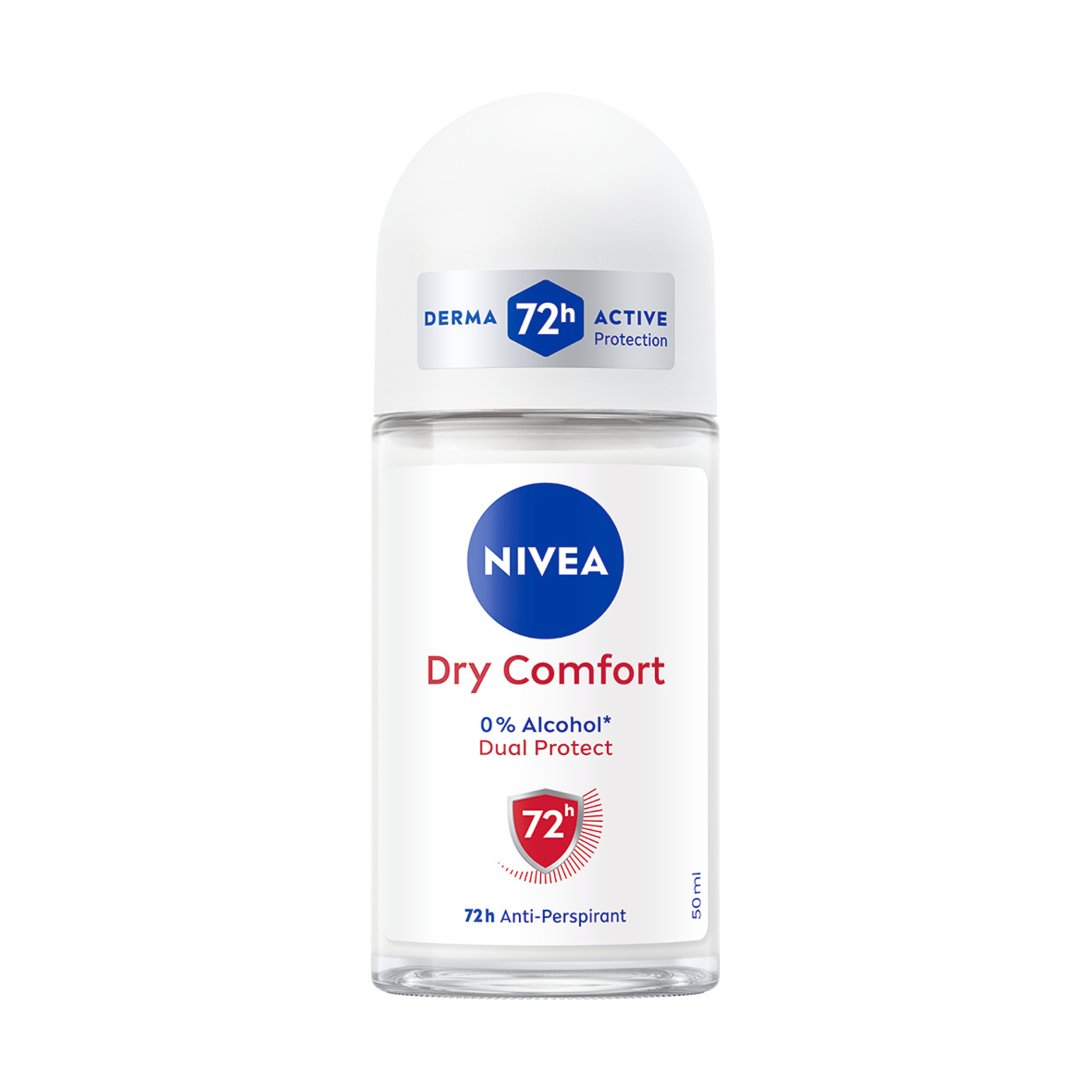 Deodorante antitraspirante roll-on Nivea da donna, 50 ml, comfort asciutto.