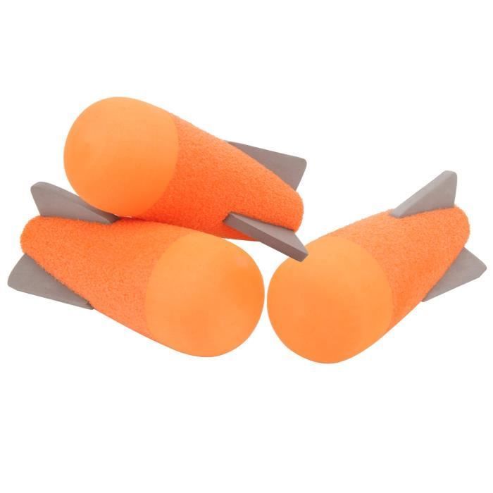 3 pièces Mega Missile Recharge pour Nerf N-Strike Elite Series EVA Missile Rocket Recharge Accessoire pour Cartouche Type Orange