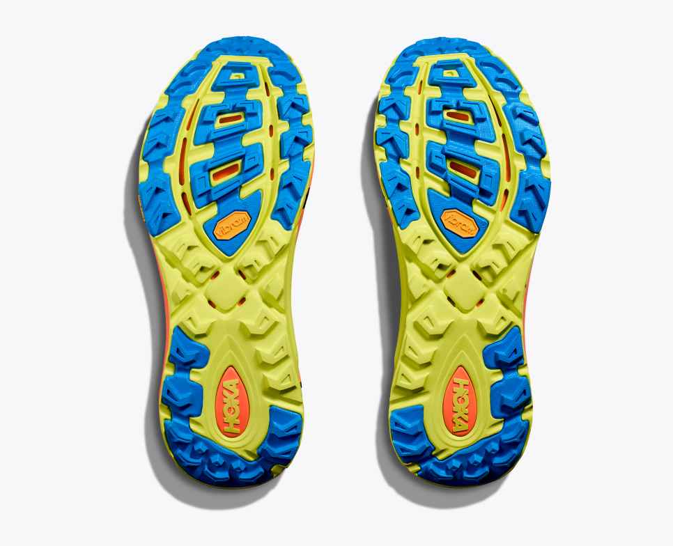 HOKA Mafate Three2 Negro/Azul Diva