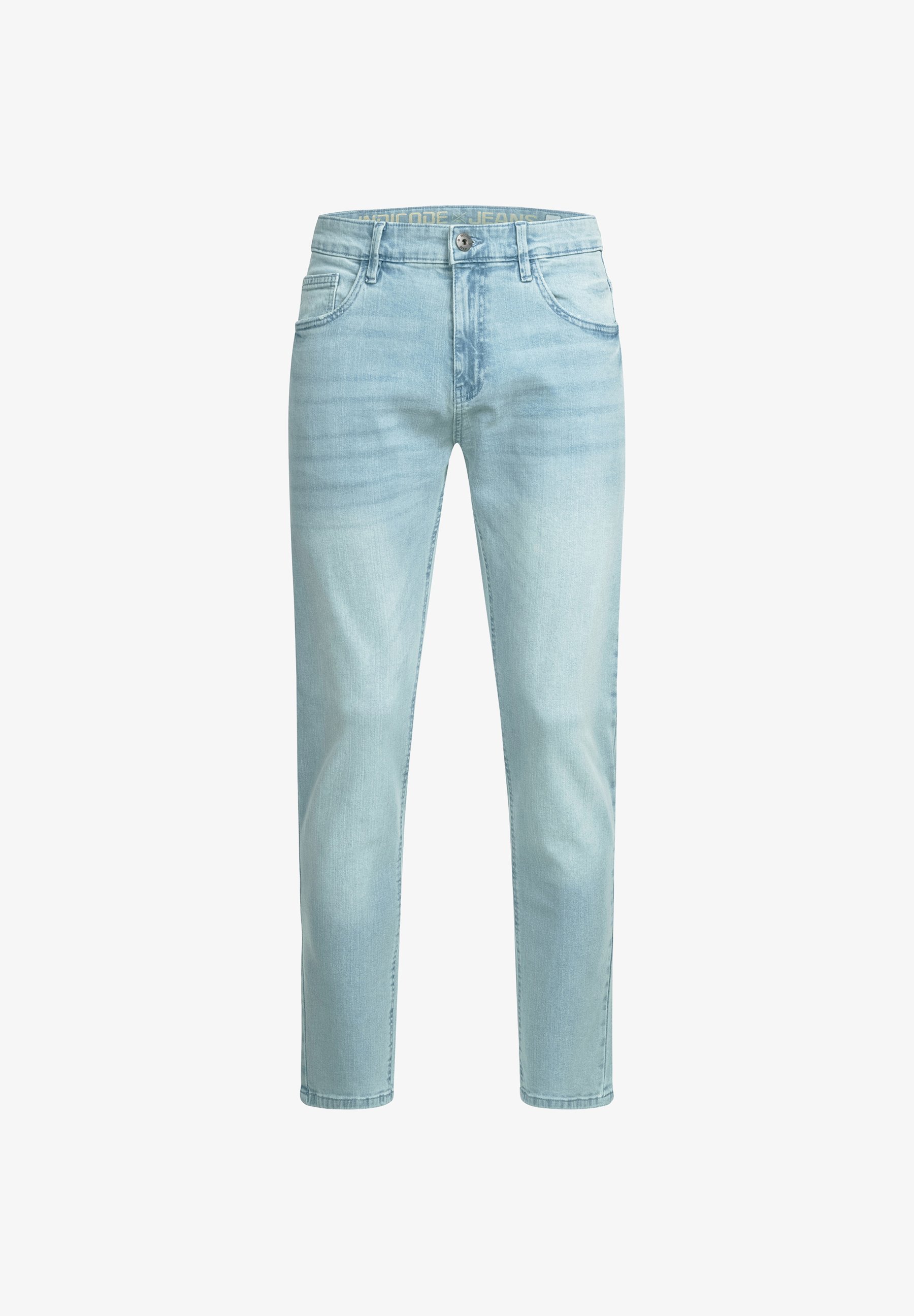 INDICODE JEANS SANTINO - Jean coupe slim - Gris clair