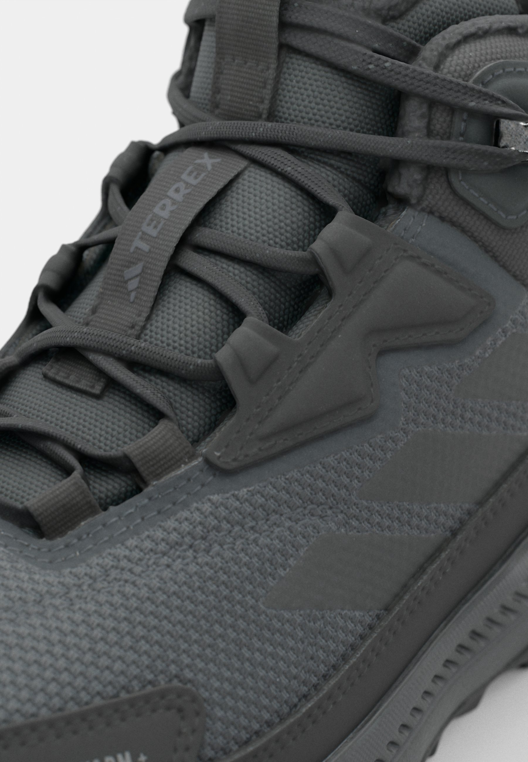 Adidas Terrex ANYLANDER CLIMAWARM - Stivali invernali - carbonio/nero/grigio sei