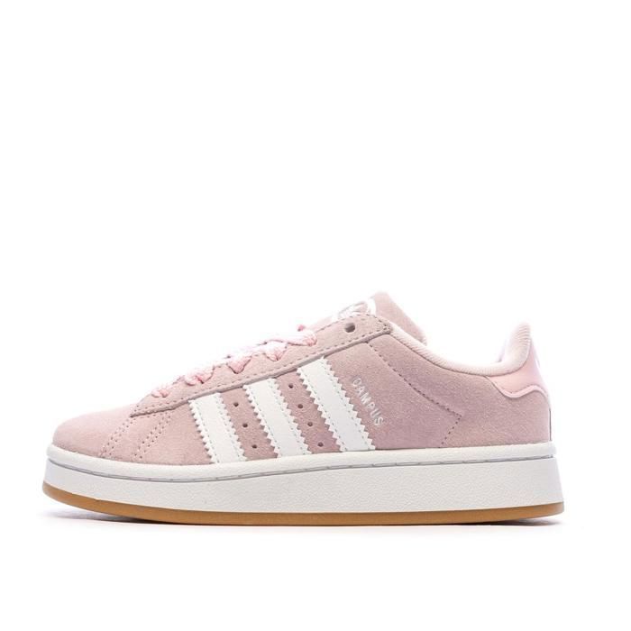 Scarpe da ginnastica Adidas rosa per ragazze, da usare nel campus.