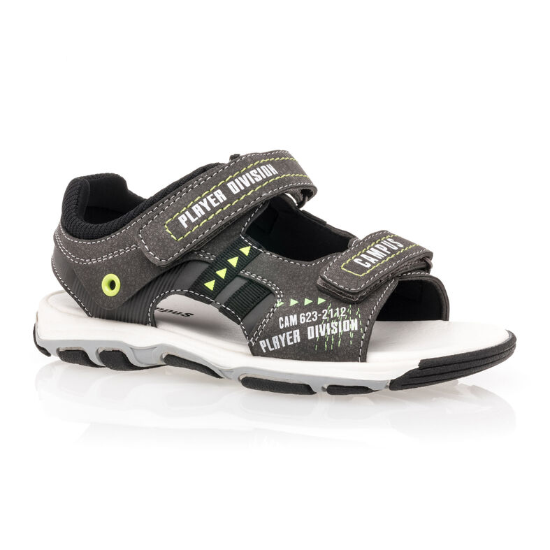 Sandalias grises para niño / Zapatos de punta abierta