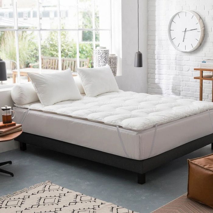 Sobrecolchão Dodo Premium XL Extraloft AIR TOP em fibra resiliente - Para camas de 140 x 190 cm