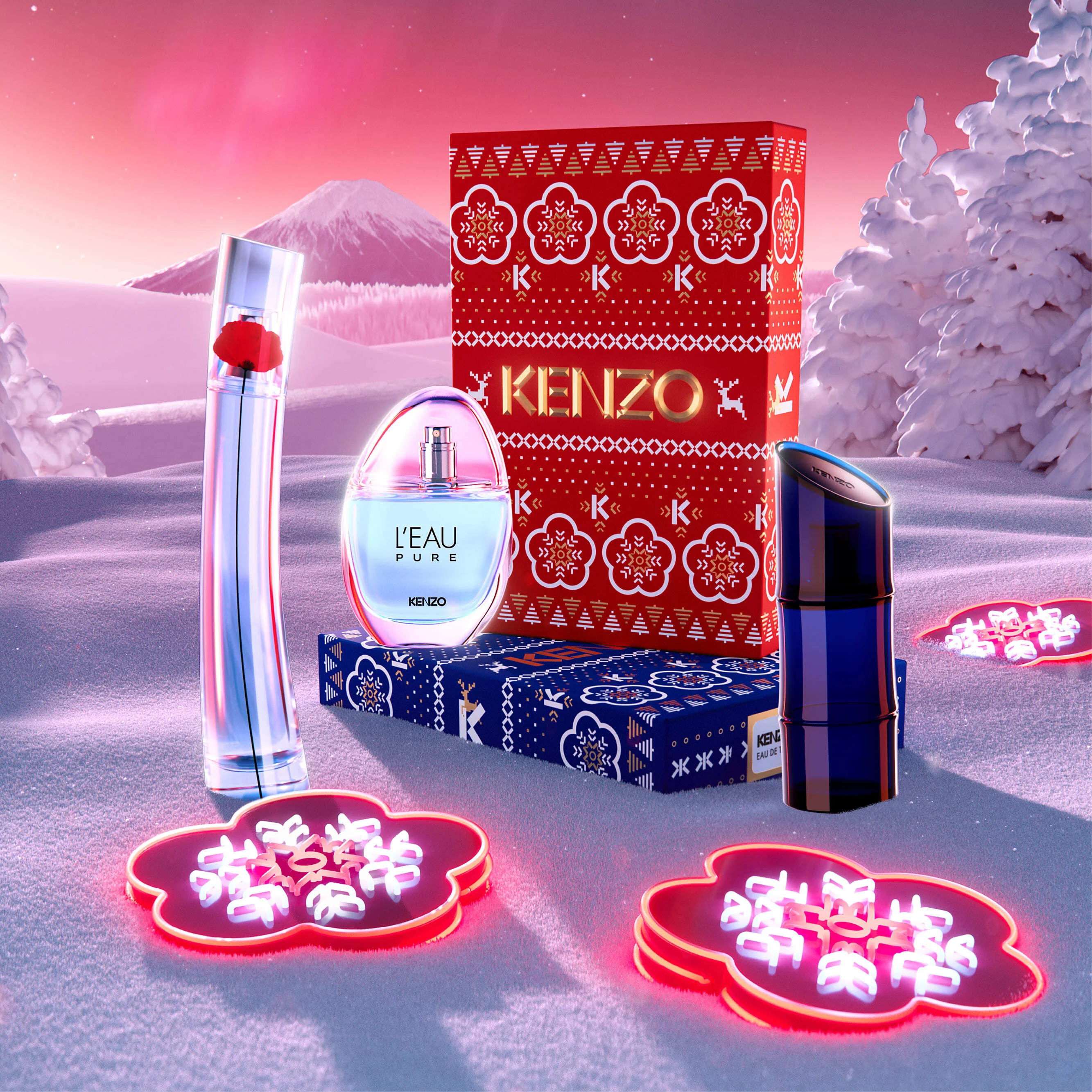 KenzoHomme KENZO HOMME Set Regalo Eau de Toilette Intense - Cofanetto Profumo Uomo, Eau de Toilette