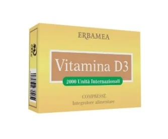 ERBAMEA Erbamea Vitamin D3 90 tablet Prehransko dopolnilo za kosti in mišice