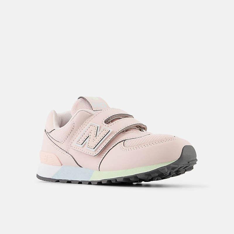 Baby 574 FERMETURE À velcro - Rose coquillage et bleu carrière