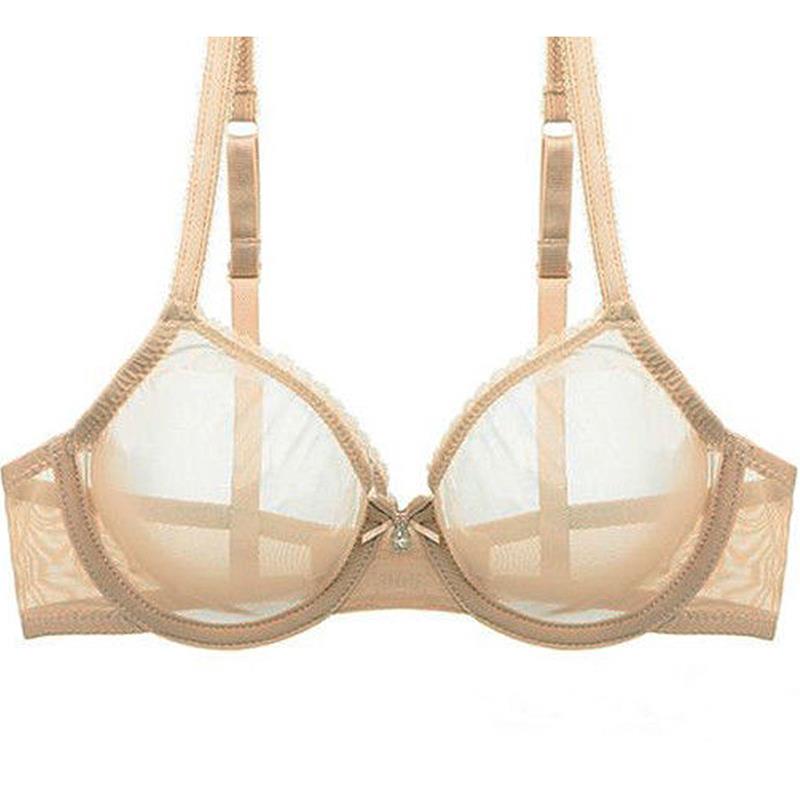 Nuovo reggiseno da donna traforato, sexy, in garza trasparente, ultra sottile, taglie BCDEF 75 80 85 90 95 100 US EU UK Dropshipping