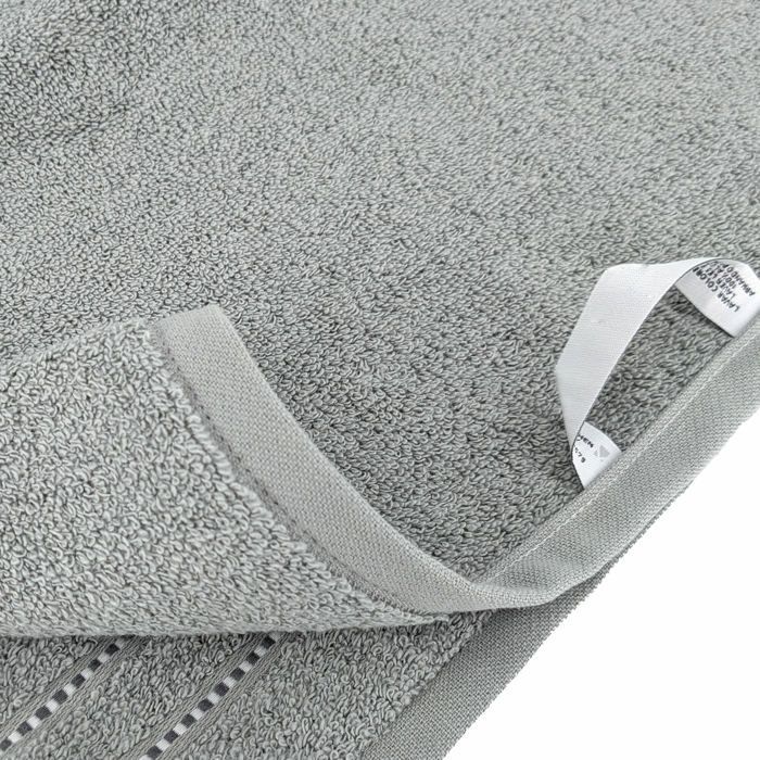 Bath set of 4, cotton 500 g/m², CHARM silver grey