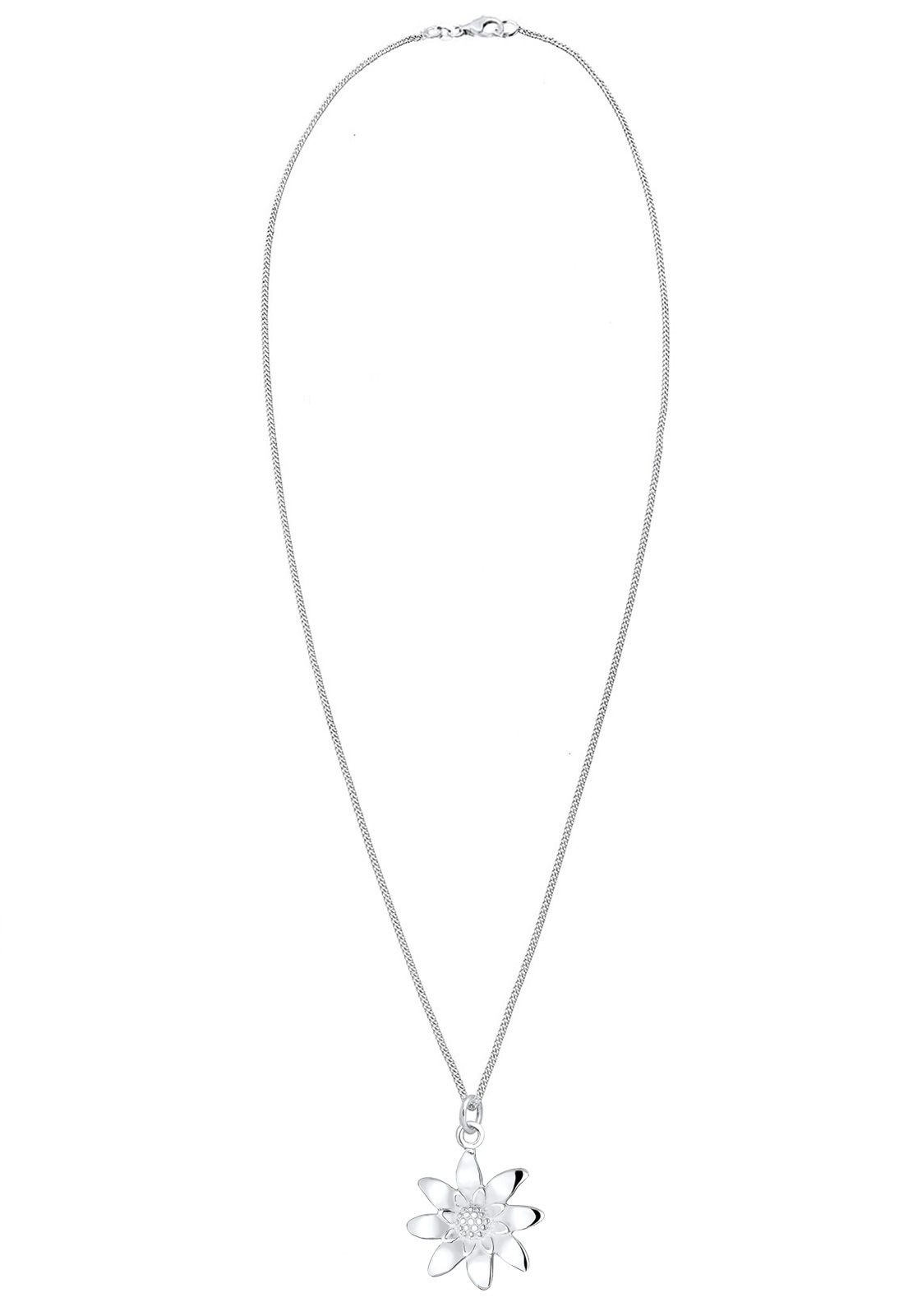 Elli Femmes Pendentif Édelweiss Costume Simple en Argent Sterling 925