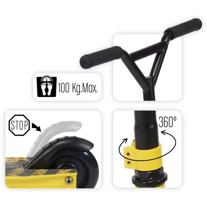Monopattino Freestyle giallo STAMP