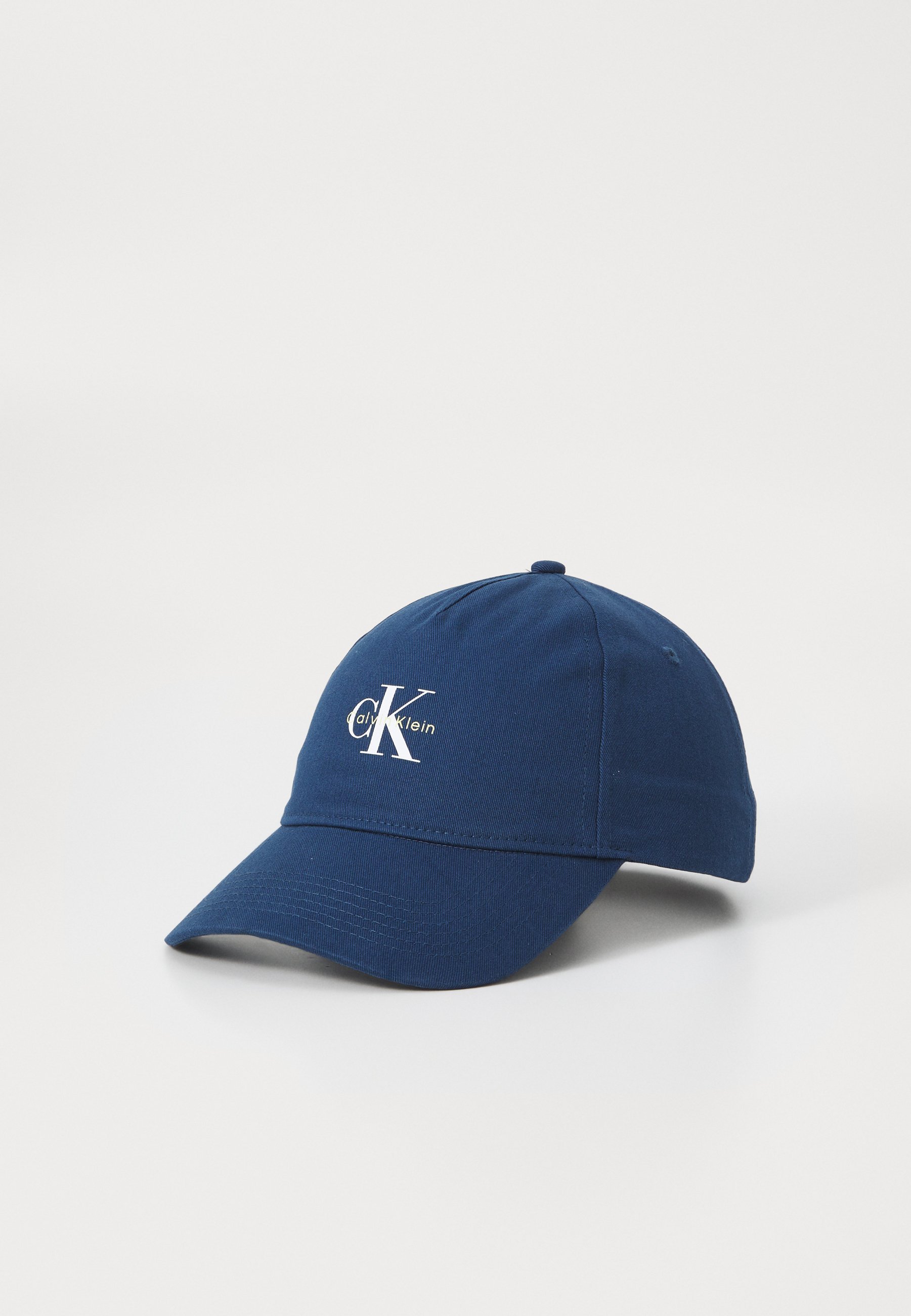 Calvin Klein MONO LOGO 5 PANEL UNISEX - Cap - blauw spijkerstof