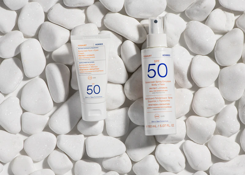 Korres Yoghurt Sunscreen hydraterende gezichtszonnebrandcrème
