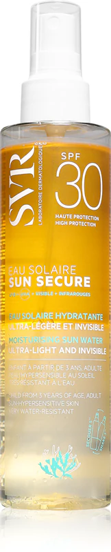 Protetor solar em spray SVR Sun Secure Sun Water Light FPS 30