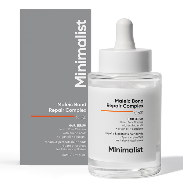 Minimalistické sérum pro hydrataci a obnovu poškozených a krepatých vlasů