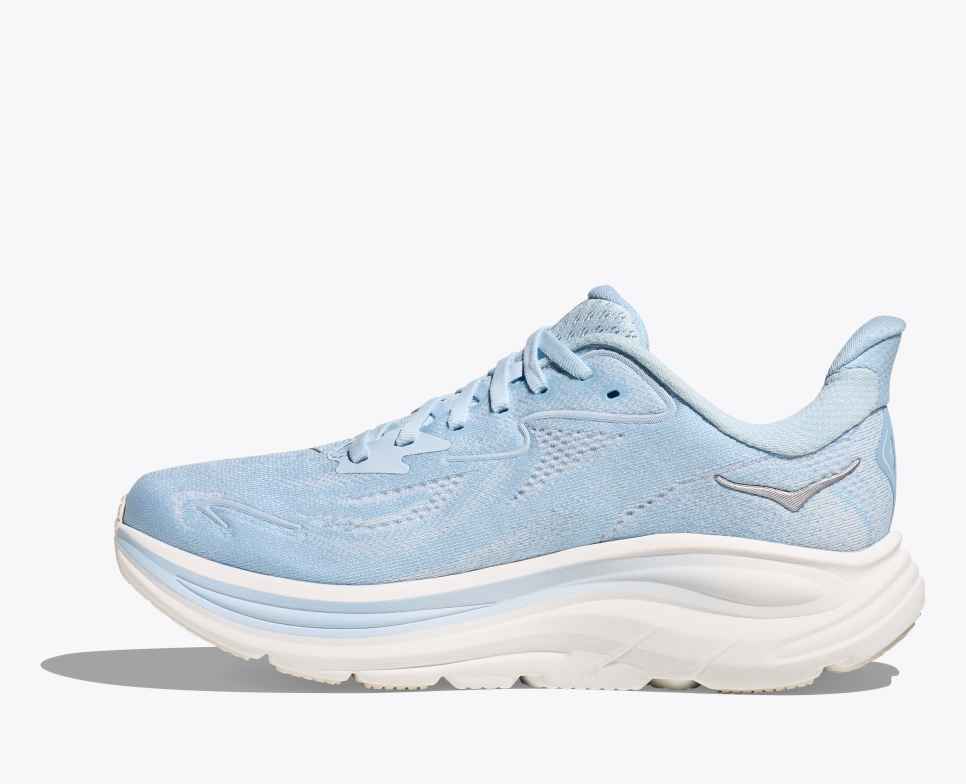 HOKA Clifton 10 Glacier Blue / Silver