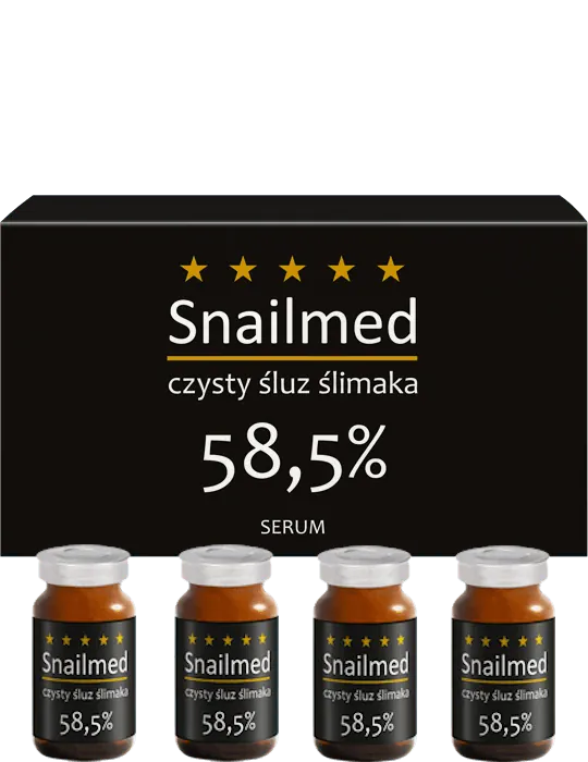 Snailmed Przeciwstarzeniowe serum ze śluzem ślimaka i kwasem hialuronowym