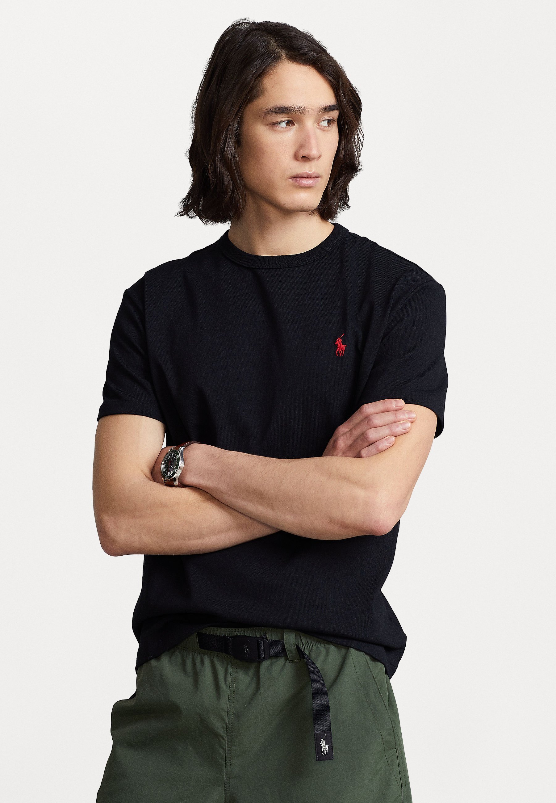 TRIČKO CLASSIC FIT HEAVYWEIGHT JERSEY - Základní tričko - black