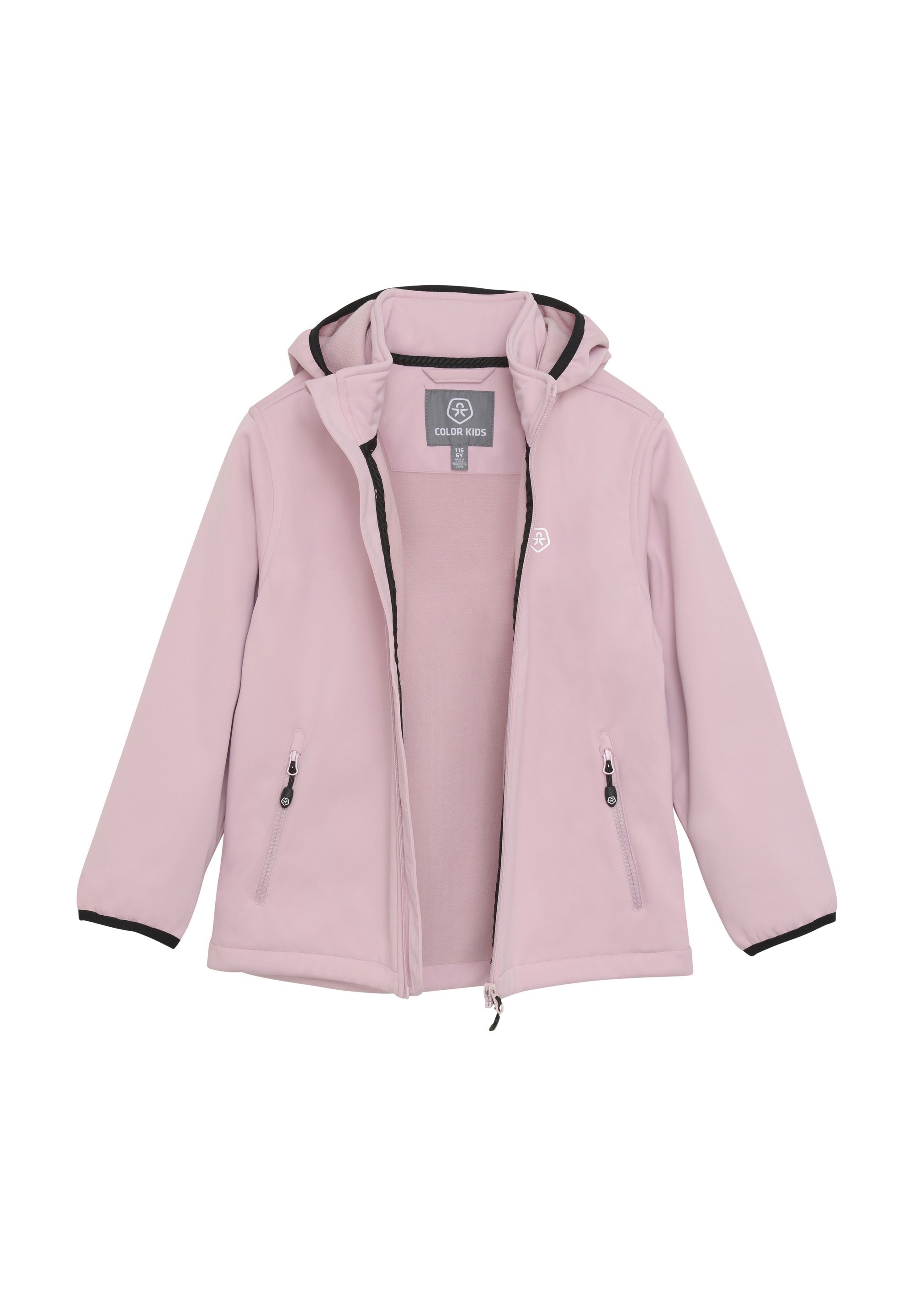 Color Kids COSOFTSHELL - Softshell jas - gebleekt mauve