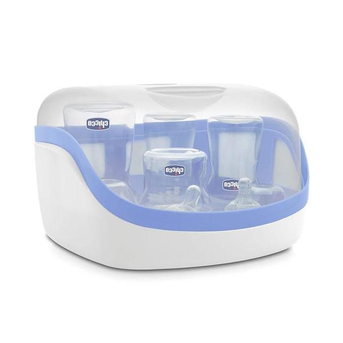 Chicco Mikrowellen-Sterilisations-Babyflasche mit Touch-Oberfläche