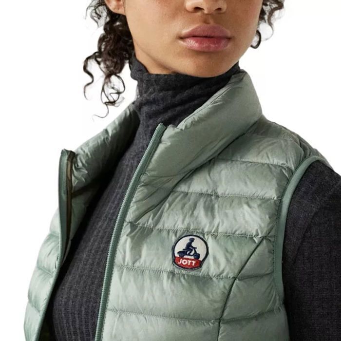 Jaqueta puffer sem mangas feminina Jott SEDA BASIC