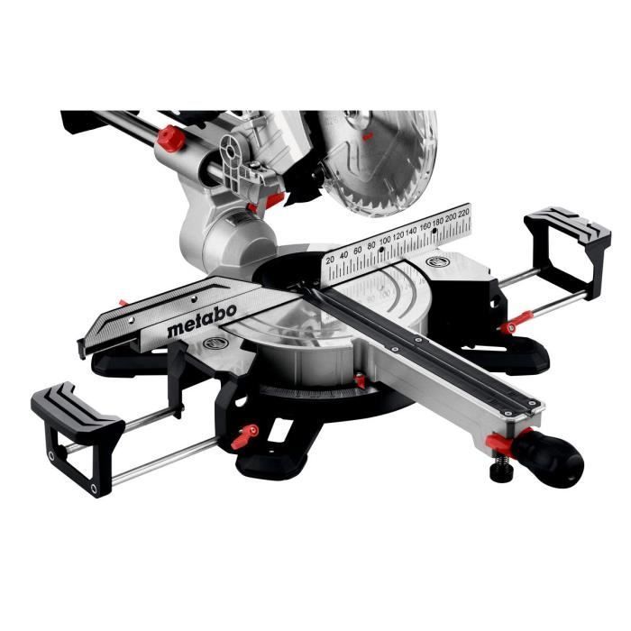 Scie à onglets radiale METABO KGS305M - Precision Cut Line LED - 613305000 - modèle 2023