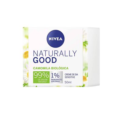 Nivea Sensitive Naturally Good -päivävoide kasvoille 50 ml