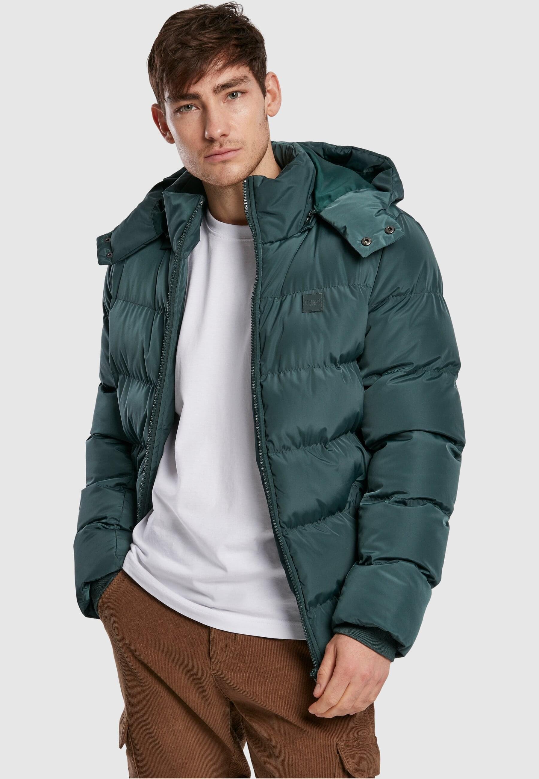Urban Classics winterjas - flesgroen