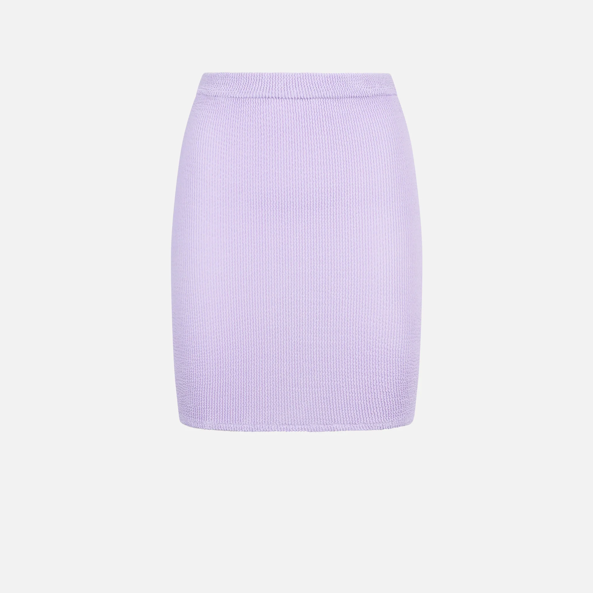 Lila minirok met kreukels voor dames