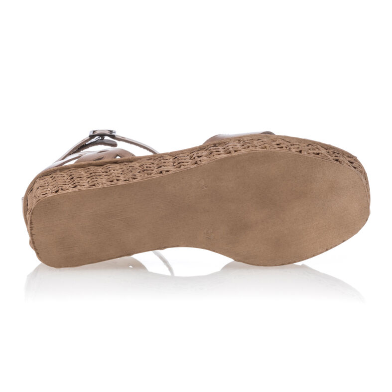 Brune sandaler / sko med åpen tå til dame