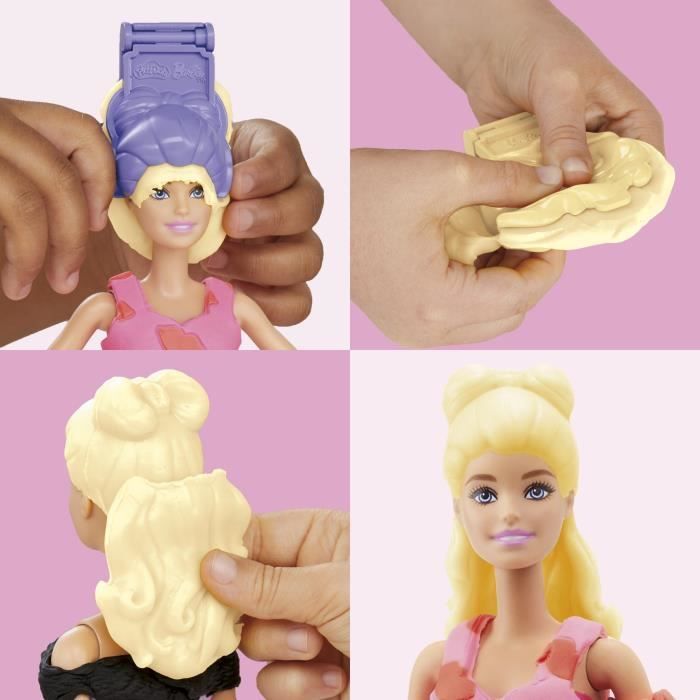 Play-Doh Barbie Fashion Show, set de plastilina, para mayores de 5 años.
