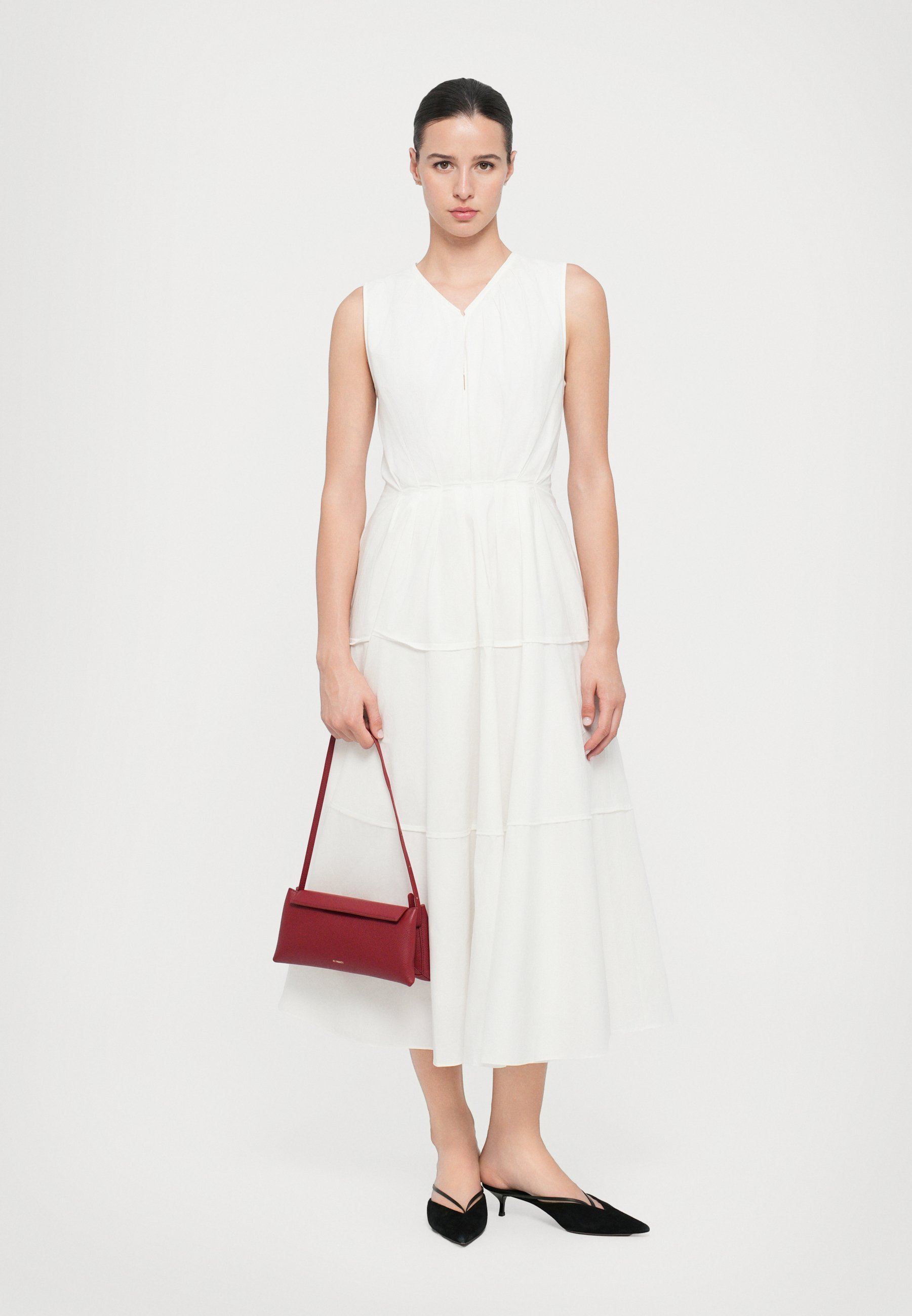 Proenza Schouler White Label KAILEY JURK IN STRETCH - Dagjurk - wit