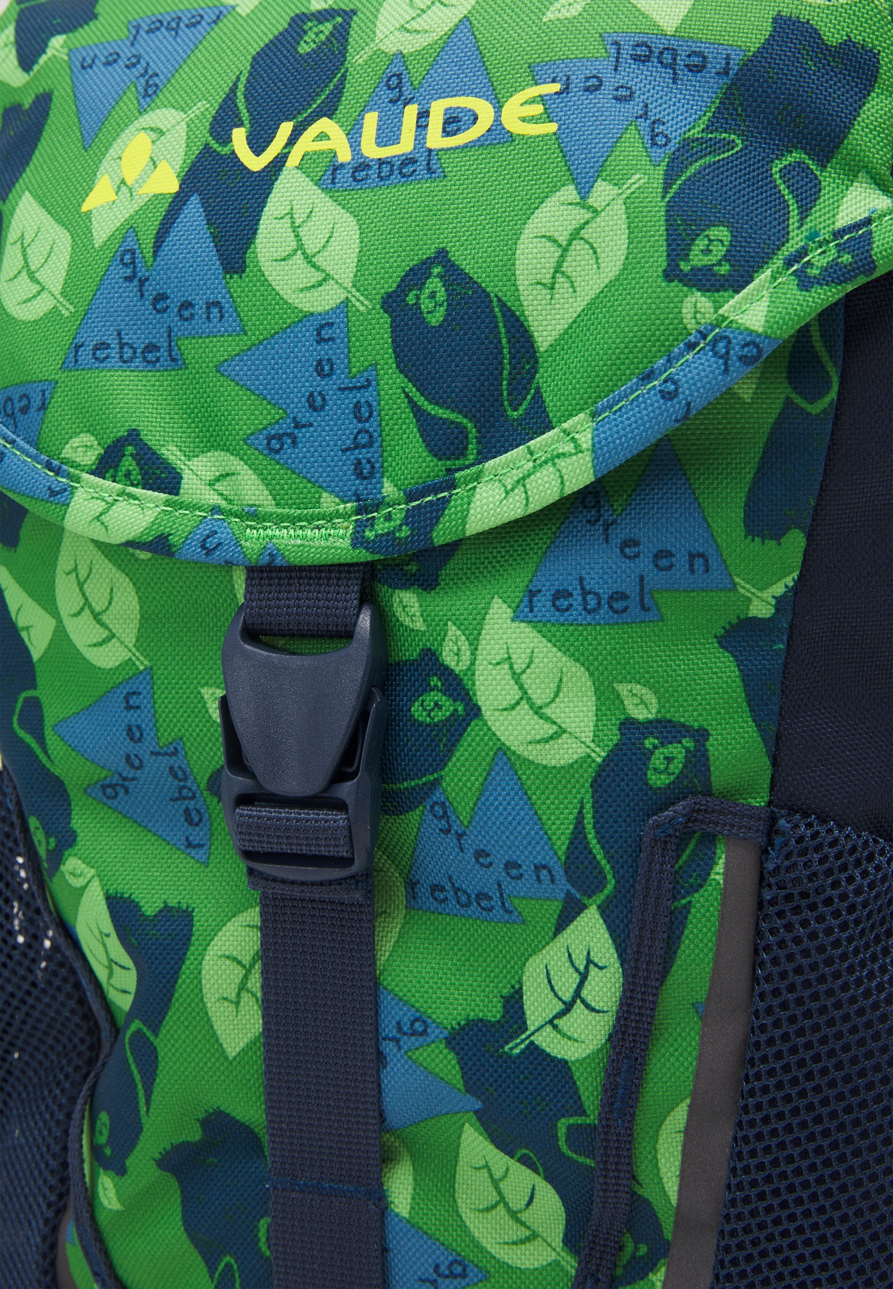Vaude PUCK 10 UNISSEX - Mochila - verde papagaio/eclipse