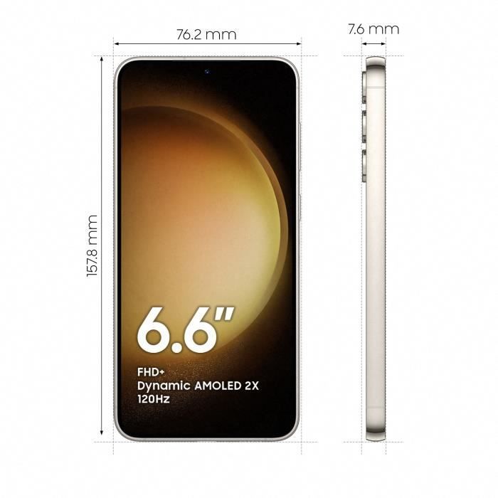 SAMSUNG Galaxy S23 plus 256GB Creme