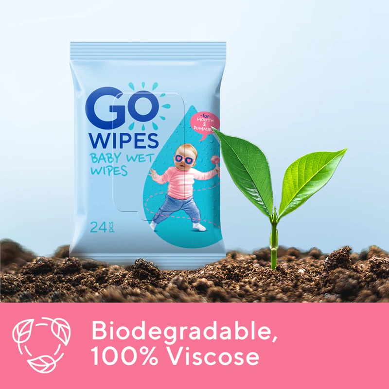 GoWipes Baby Wet Wipes mitrās salvetes mazuļiem no dzimšanas brīža