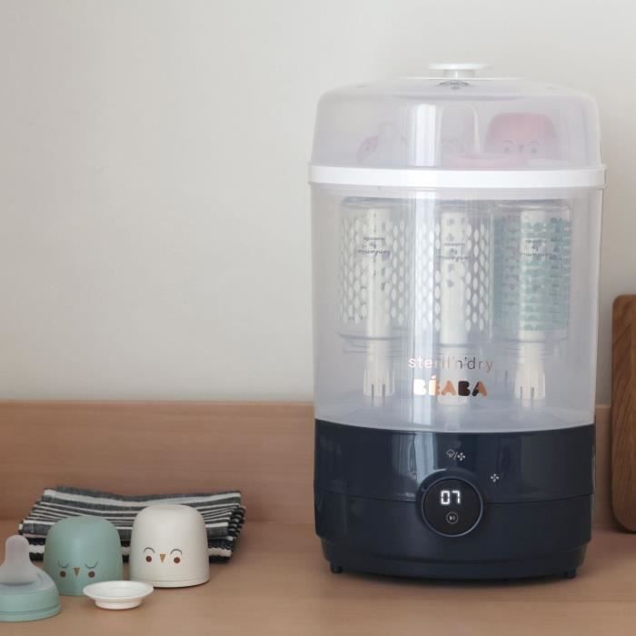 2-in-1 sterilointilaite ja kuivausrumpu - BEABA - Steril 'n' dry - Yönsininen