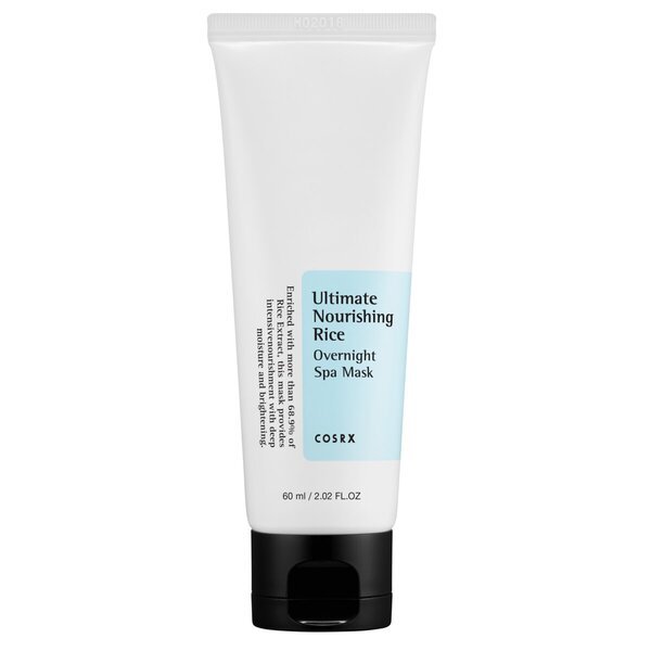 „Cosrx Ultimate Nourishing Rice Overnight Spa“ kaukė, 60 ml