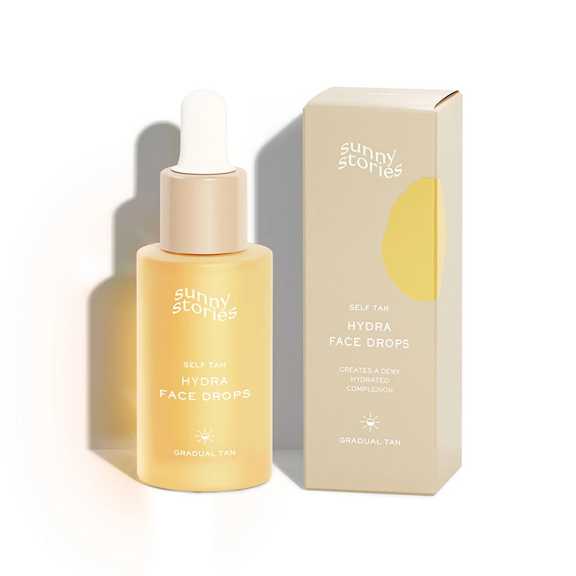 Öntanító hidratáló arccseppek fokozatos barnulásért 30 ml - Sunny Stories