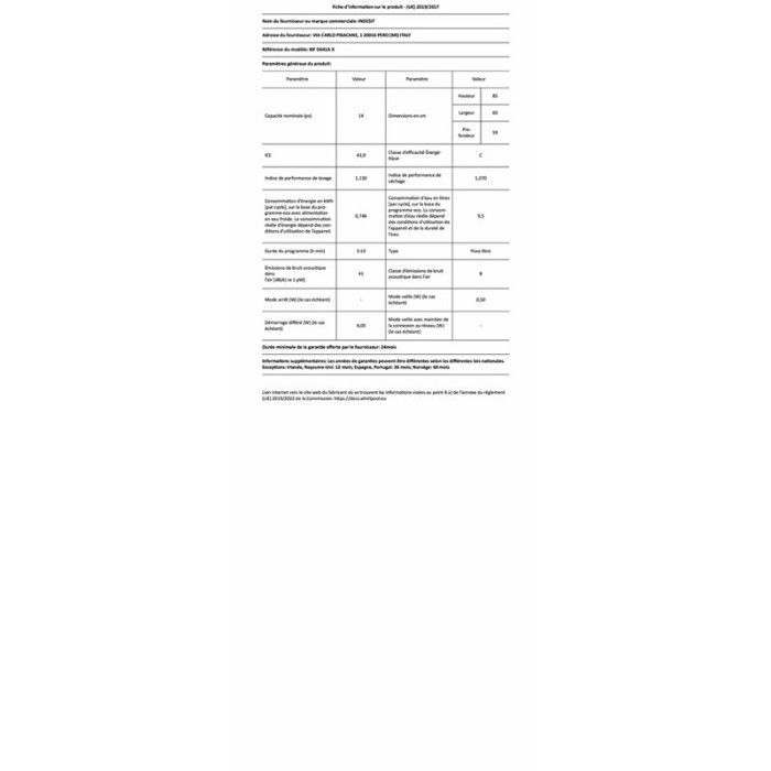 Lava-louças Indesit I0FD641AX