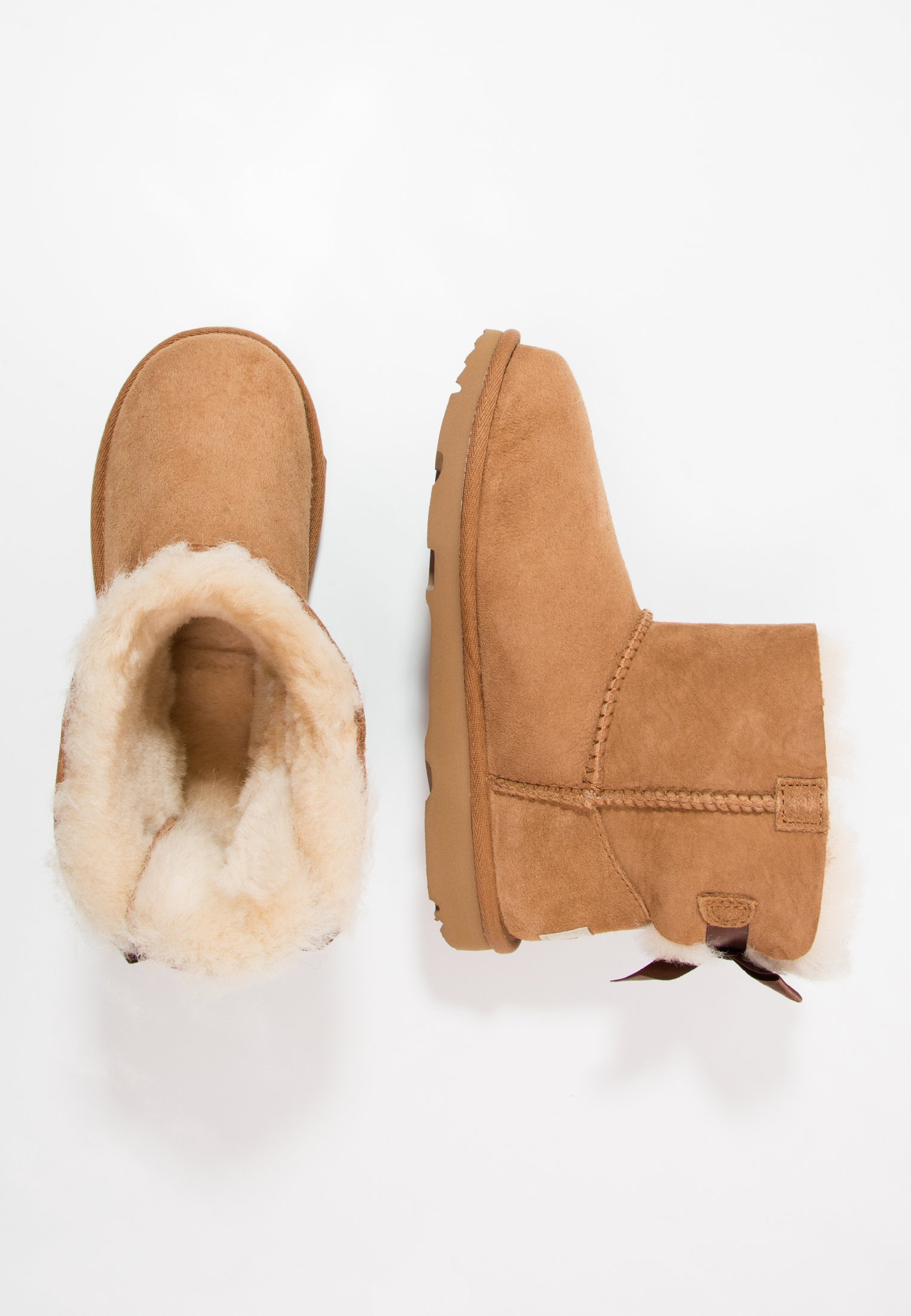 UGG MINI BAILEY BOW II - Bottines classiques - couleur châtaigne