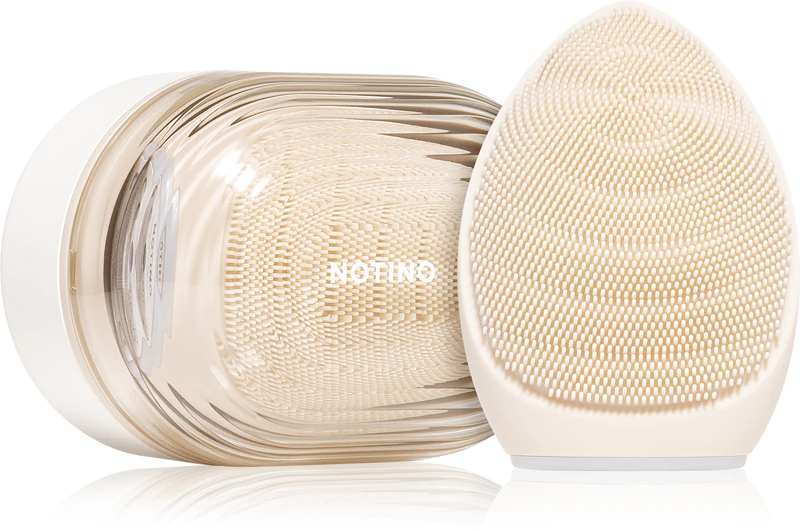 Notino Beauty Electro Collection Čistiaca kefka na tvár s cestovným puzdrom