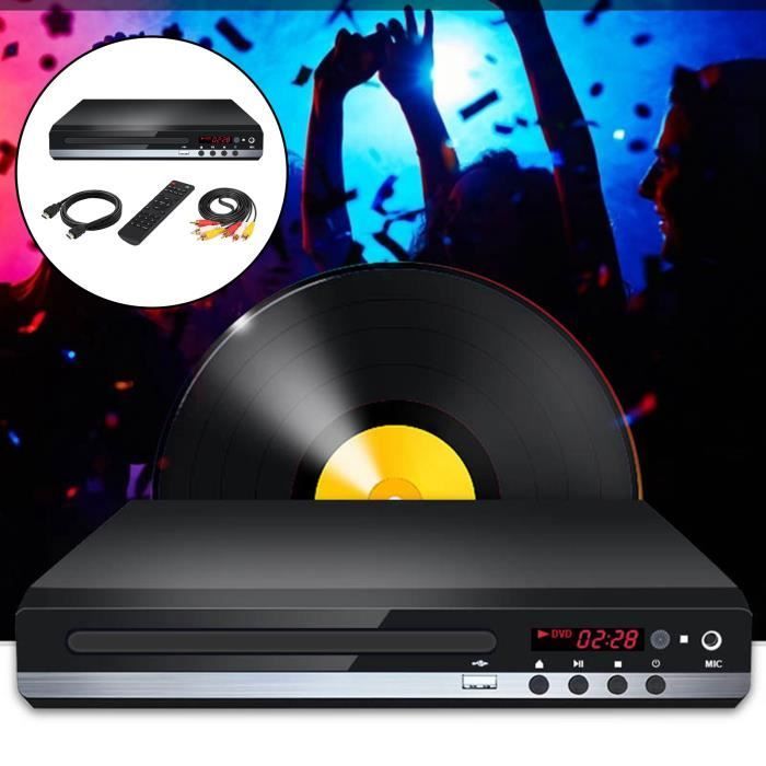 DVD-Player – Markenlos – Kompakt – HDMI – USB – 5.1-Stereo-Surround-Sound