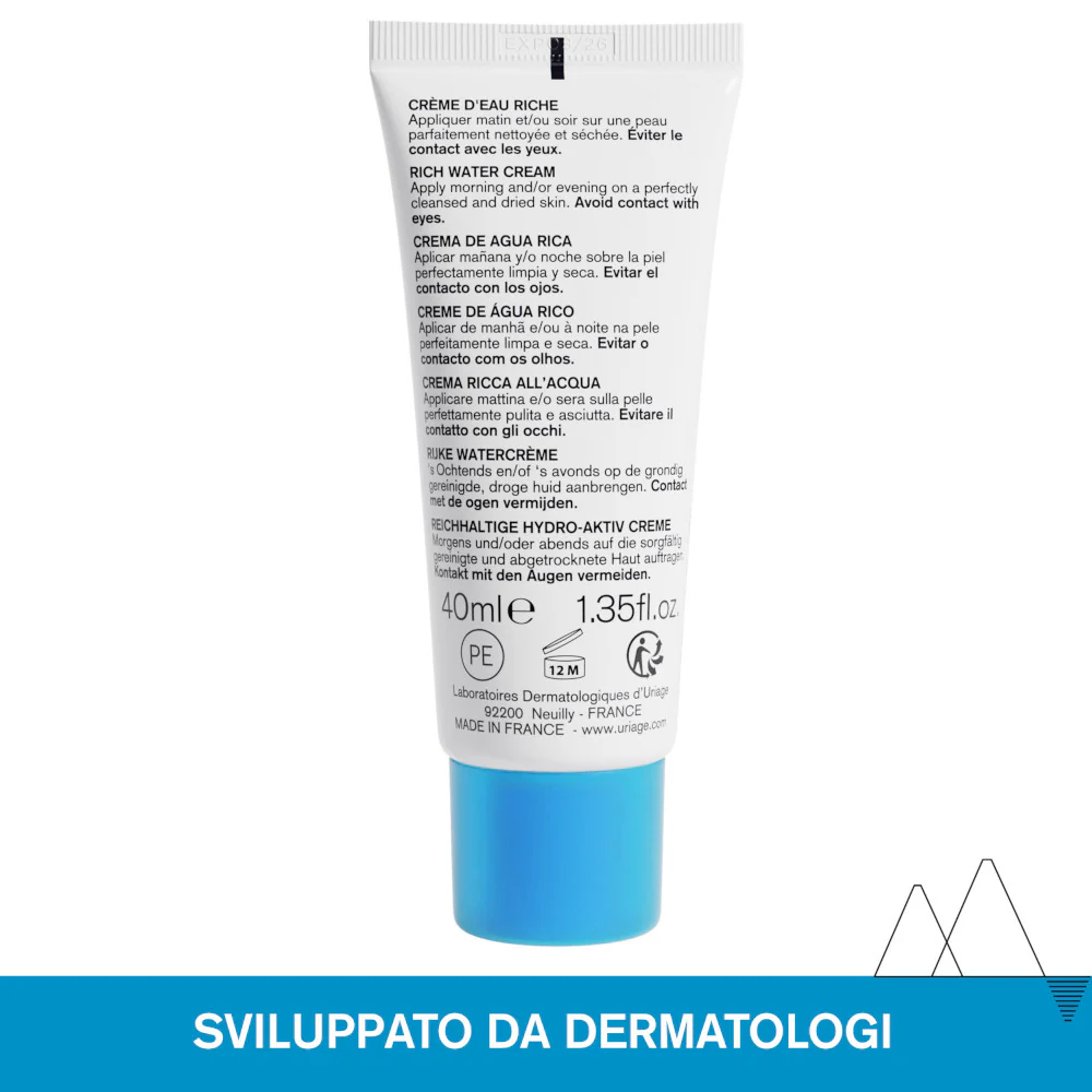 EAU THERMALE Idratazione Viso Crema ricca idratante - Crema viso giorno idratante