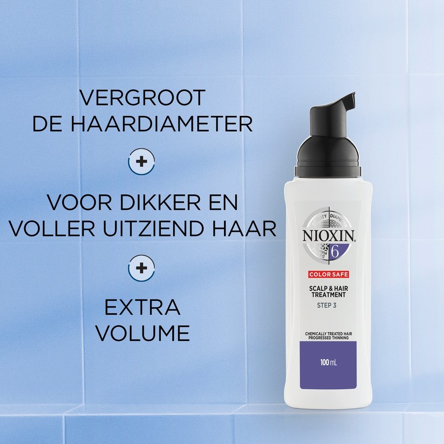 Sistema de sérum capilar Nioxin 6 para el cuidado del cuero cabelludo y el cabello - 100 ml