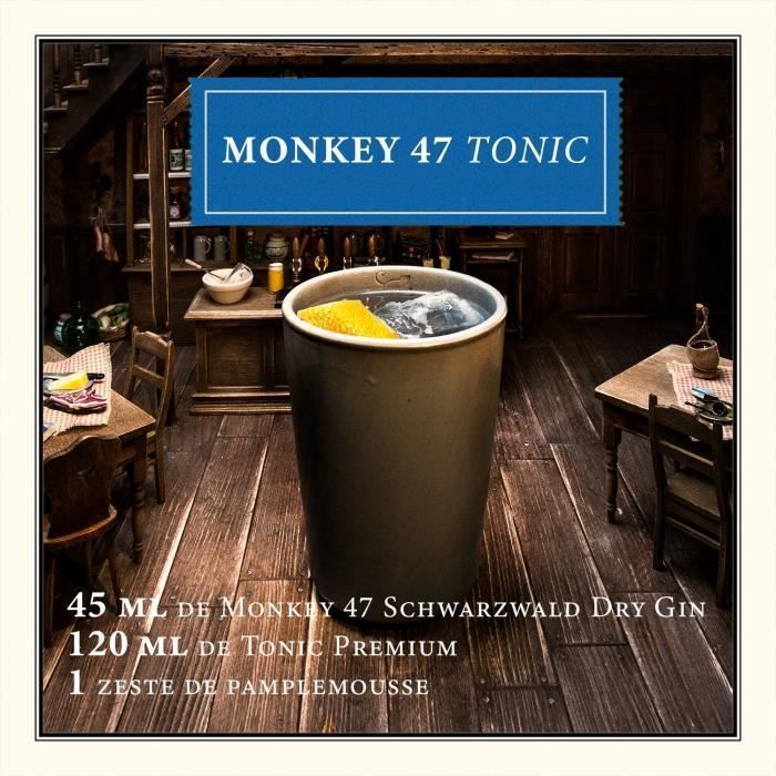 Monkey 47 - Schwarzwald Dry Gin - 47,0% Vol. - 50cl