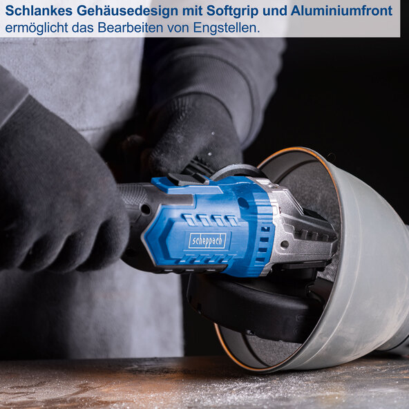 Akku-Winkelschleifer BC-AG125-X brushless, ohne Akku und Ladegerät
